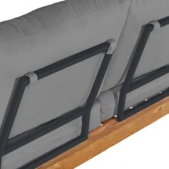 OUTLIV. Oro Ecklounge 3-tlg. Stahl/Suntex Anthrazit/Hellgrau -Outliv outliv oro loungeset 3 tlg stahl suntex 1371538 12