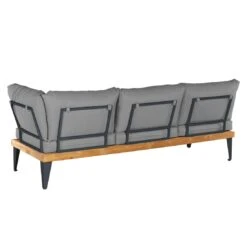 OUTLIV. Oro Ecklounge 3-tlg. Stahl/Suntex Anthrazit/Hellgrau -Outliv outliv oro loungeset 3 tlg stahl suntex 1371538 9