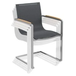 OUTLIV. Rimini Gartenmöbelset 5-tlg. Mit Tisch 160x90 Cm Silber-Schwarz/Zement -Outliv outliv parla gartenmoebelset 5 tlg mit tisch 160x90 cm 1422600 14