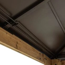 OUTLIV. Pavillon 335x335 Cm Zedernholz/Stahl Braun -Outliv outliv pavillon 335x335 cm zedernholz stahl 1422226 6