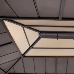 OUTLIV. Gartenpavillon Zedernholz/Stahl Braun 3 OUTLIV. Gartenpavillon Zedernholz/Stahl Braun -Outliv outliv pavillon 393x335 cm zedernholz stahl 1422204 4