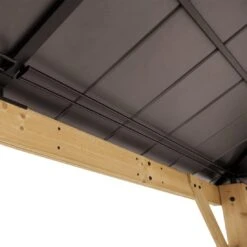 OUTLIV. Gartenpavillon Zedernholz/Stahl Braun 5 OUTLIV. Gartenpavillon Zedernholz/Stahl Braun -Outliv outliv pavillon 393x335 cm zedernholz stahl 1422204 6