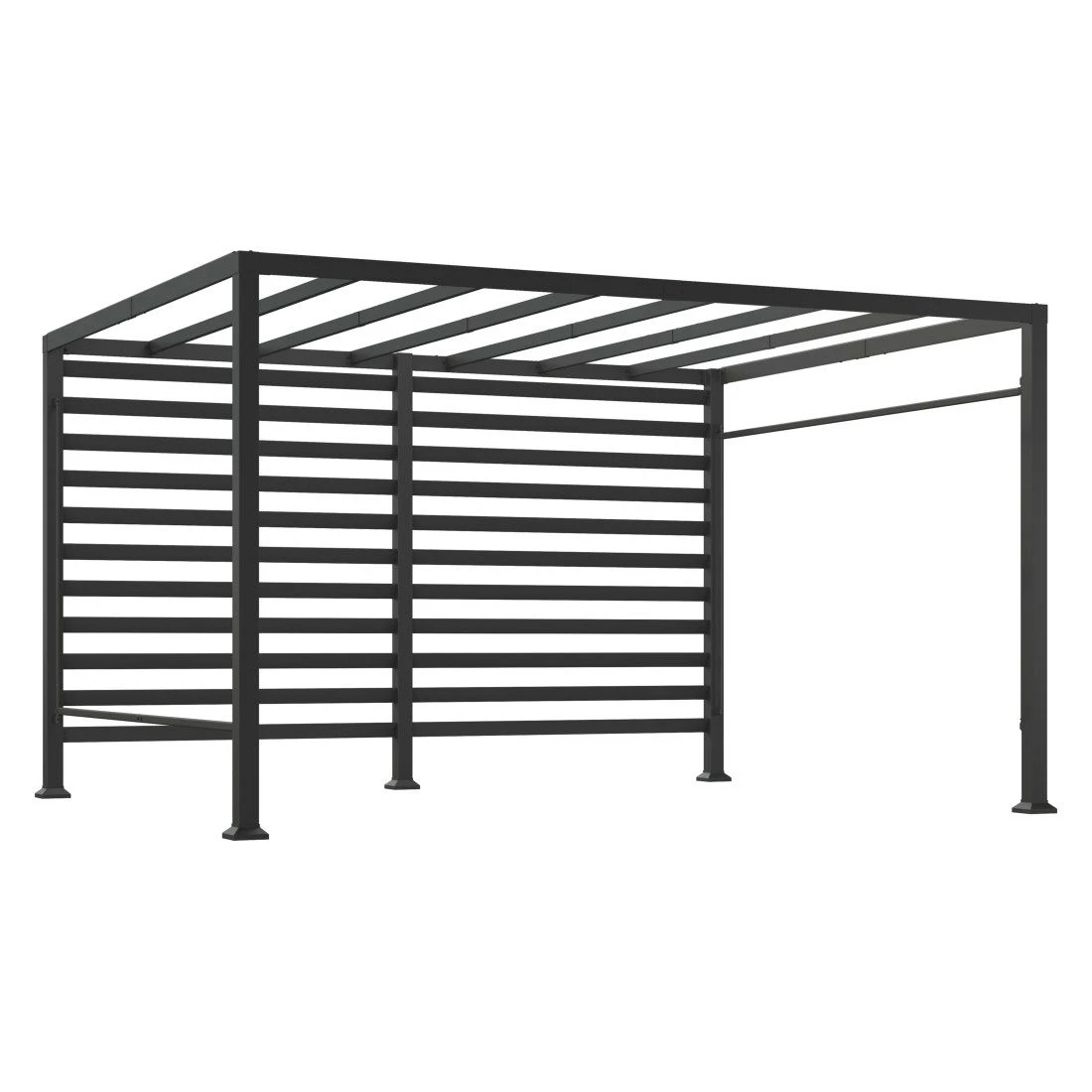 OUTLIV. Gartenpergola 305x366cm Stahl/Stoff Schwarz/Weiß OUTLIV. Gartenpergola 305x366cm Stahl/Stoff Schwarz/Weiß -Outliv outliv pergola 305x366cm stahl stoff 1396607 3