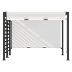 OUTLIV. Gartenpergola 305x366cm Stahl/Stoff Schwarz/Weiß 4 OUTLIV. Gartenpergola 305x366cm Stahl/Stoff Schwarz/Weiß -Outliv outliv pergola 305x366cm stahl stoff 1396607 5