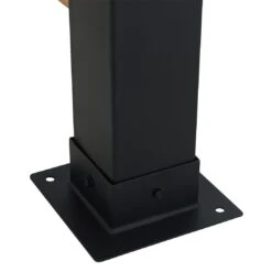 OUTLIV. Gartenpergola 313x191 Cm Zedernholz/Stahl Schwarz/Natur -Outliv outliv pergola 313x191 cm zedernholz stahl 1422237 5