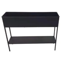 OUTLIV. Pflanzgefäß 100x26x80cm Eisen Schwarz