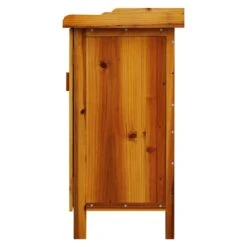 OUTLIV. Pflanztisch Mit Unterschrank Tanne/Edelstahl Braun -Outliv outliv pflanztisch mit unterschrank spiesstanne stahl 1340485 3