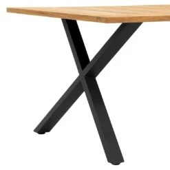 OUTLIV. Gartentisch 200x100cm Stahl/Teak Recycelt Schwarz/Teak -Outliv outliv promo x gartentisch 200x100cm stahl teak recycelt schwarz teak 1243718 4