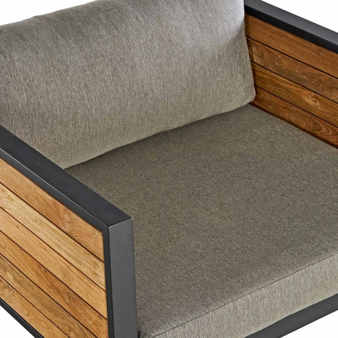 OUTLIV. Rhodos Loungeset 4-tlg. Aluminium/Teak/Olefin Anthrazit/Natur OUTLIV. Rhodos Loungeset 4-tlg. Aluminium/Teak/Olefin Anthrazit/Natur -Outliv outliv rhodos sofagruppe 4 tlg aluminium teak olefin 1431719 14