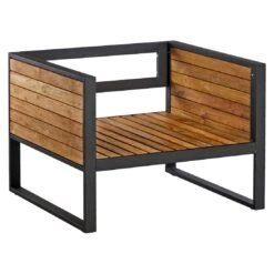 OUTLIV. Rhodos Loungeset 4-tlg. Aluminium/Teak/Olefin Anthrazit/Natur 4 OUTLIV. Rhodos Loungeset 4-tlg. Aluminium/Teak/Olefin Anthrazit/Natur -Outliv outliv rhodos sofagruppe 4 tlg aluminium teak olefin 1431719 5