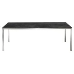 OUTLIV. Rimini Gartenmöbelset 5-tlg. Mit Tisch 160x100 Cm Schwarz/Concrete -Outliv outliv rimini gartenmoebelset 5 tlg mit tisch 160x100 cm 1441927 3