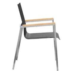 OUTLIV. Rimini Gartenmöbelset 5-tlg. Mit Tisch 160x100 Cm Schwarz/Concrete -Outliv outliv rimini gartenmoebelset 5 tlg mit tisch 160x100 cm 1441927 8