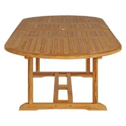 OUTLIV. Ontario Ausziehtisch 195/295x110cm Teak Natur 7 OUTLIV. Ontario Ausziehtisch 195/295x110cm Teak Natur -Outliv outliv riva ausziehtisch 195 295x110cm oval teak natur 1346678 9