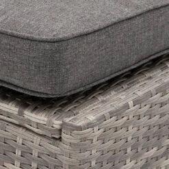 OUTLIV. Roma Gartensofa Geflecht/Polyester Grau/Anthrazit -Outliv outliv roma loungebank geflecht polster grau anthrazit 1253398 10