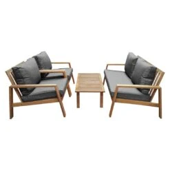 OUTLIV. Rosa Loungeset 4-tlg. Akazie/Spun-Polyester Natur/Anthrazit 2 OUTLIV. Rosa Loungeset 4-tlg. Akazie/Spun-Polyester Natur/Anthrazit -Outliv outliv rosa sofagruppe 4 tlg akazie spun polyester 1366797 3