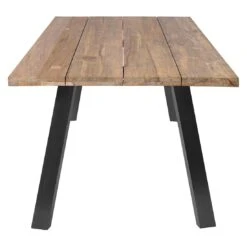 OUTLIV. Rustic Gartentisch 220x100cm Stahl/Teak Anthrazit/Natur -Outliv outliv rustic gartentisch 220x100cm stahl teak 1430575 3