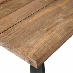 OUTLIV. Rustic Gartentisch 220x100cm Stahl/Teak Anthrazit/Natur -Outliv outliv rustic gartentisch 220x100cm stahl teak 1430575 4