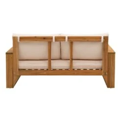 OUTLIV. Santa Cruz Gartensofa Akazie/Polyester Natur/Ecru -Outliv outliv santa cruz 2 sitzersofa akazie polyester 1338098 5