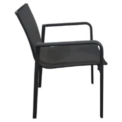 OUTLIV. Santa Monica Stapelsessel Aluminium/Textilene Anthrazit -Outliv outliv santa monica stapelsessel aluminium textilene 1340595 3