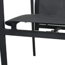 OUTLIV. Santa Monica Gartensessel Aluminium/Textilene Anthrazit -Outliv outliv santa monica verstellsessel aluminium textilene 1340639 5