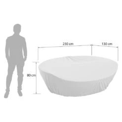 OUTLIV. Schutzhülle Für Loungeinsel Paradiso 230x130x80cm Grau -Outliv outliv schutzhuelle fuer loungeinsel paradiso 230x130x80cm 1495365 8