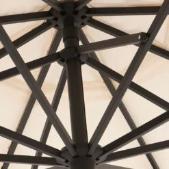 OUTLIV. Florenz Sonnenschirm Ø340cm Natur -Outliv outliv sonnenschirm florenz alu teleskop o340 natur 1280986 7