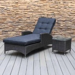 OUTLIV. Spain Beistelltisch Geflecht Dunkelgrau -Outliv outliv spain beistelltisch geflecht 1338758 4