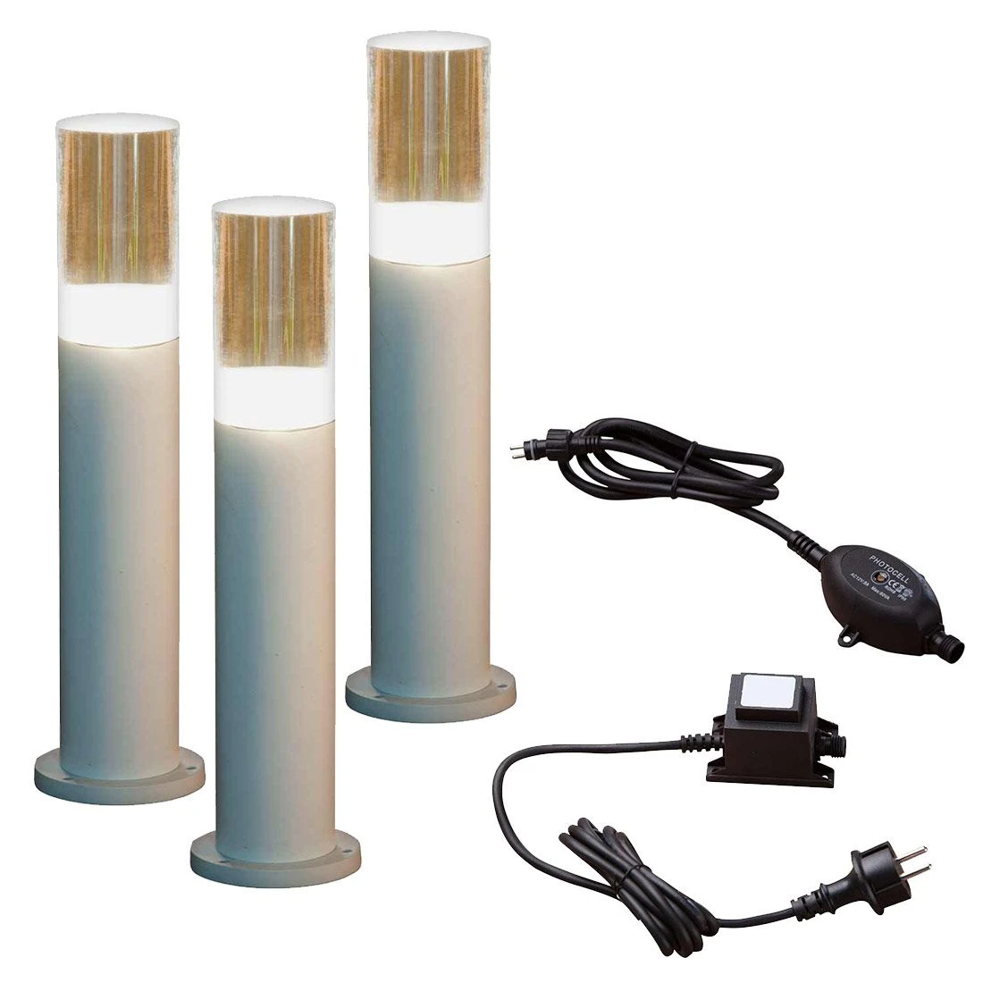 OUTLIV. Smart Light Starter-Set "3x Gartenleuchten mit Dämmerungssensor" Silber/Schwarz OUTLIV. Smart Light Starter-Set "3x Gartenleuchten Mit Dämmerungssensor" Silber/Schwarz -Outliv outliv starter set 3x gartenleuchten m dammerungss metall 1304009 1
