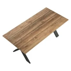 OUTLIV. Tilburg Gartentisch 200x100cm Anthrazit/Teak Recycelt -Outliv outliv tilburg gartentisch 200x100cm aluminium teak anthrazit teak recycelt 1177839 4 1