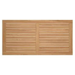 OUTLIV. Gartentisch-Platte 200x100cm Teak Natur -Outliv outliv tischplatte teak natur 200x100cm 4