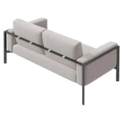 OUTLIV. Toskana Gartensofa Aluminium/Sunproof Anthrazit/Hellgrau -Outliv outliv toskana 2 sitzersofa aluminium sunproof 1423689 4