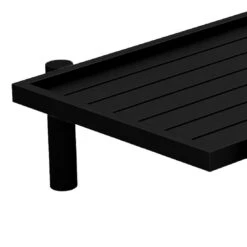 OUTLIV. By Detlef Steves Twins Ecklounge 3-tlg. Aluminium/Sunbrella Schwarz/Flanelle -Outliv outliv twins loungeecke 3 tlg aluminium sunbrella 1379854 6