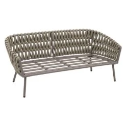 OUTLIV. Valencia Loungeset 4-tlg. Aluminium/Rope Anthrazit/Taupe -Outliv outliv valencia loungegruppe 4 tlg alu rope glas 1422281 10