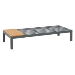 OUTLIV. Venedig Ecklounge 4-tlg. Aluminium/Akazie Anthrazit -Outliv outliv venedig ecklounge 4 tlg alu holz 1422270 13