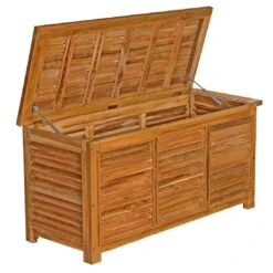 OUTLIV. Ventara Gartenbox 128x52x62cm Teak Natur -Outliv outliv ventara kissenbox 128x52x62cm teak natur 1347030 4