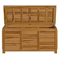 OUTLIV. Ventara Gartenbox 128x52x62cm Teak Natur -Outliv outliv ventara kissenbox 128x52x62cm teak natur 1347030 5