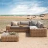 OUTLIV. Yate Ecklounge 4tlg. Geflecht/Olefin Mixed Brown