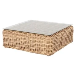 OUTLIV. Yate Ecklounge 4tlg. Geflecht/Olefin Mixed Brown -Outliv outliv yate loungeecke 4tlg aluminium geflecht 8