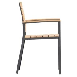 OUTLIV. Pamplona Gartenmöbelset 5-tlg. Tisch 160x90cm Anthrazit/Natur -Outliv pamplona gartenmoebelset 5 tlg mit gartentisch 160x90cm 1391140 5