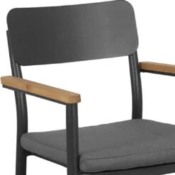 OUTLIV. Perugia II Gartenmöbelset 5-tlg. Tisch160x90cm Anthrazit/Grau -Outliv perugia ii gartenmoebelset 5 tlg mit gartentisch 160x90cm 1391481 3