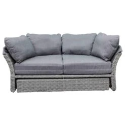 OUTLIV. Seattle Loungeinsel Geflecht Mixed Grey/Grey -Outliv seattle loungeinsel alu gelfecht mixed grey 4