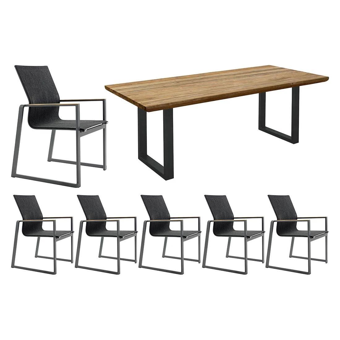 Solpuri Foxx Gartenmöbel-Set 7-tlg. Tisch 200x100cm Anthrazit/Coal Solpuri Foxx Gartenmöbel-Set 7-tlg. Tisch 200x100cm Anthrazit/Coal -Outliv solpuri foxx gartenmoebel set 7 tlg tisch 200x100cm 1489414 1