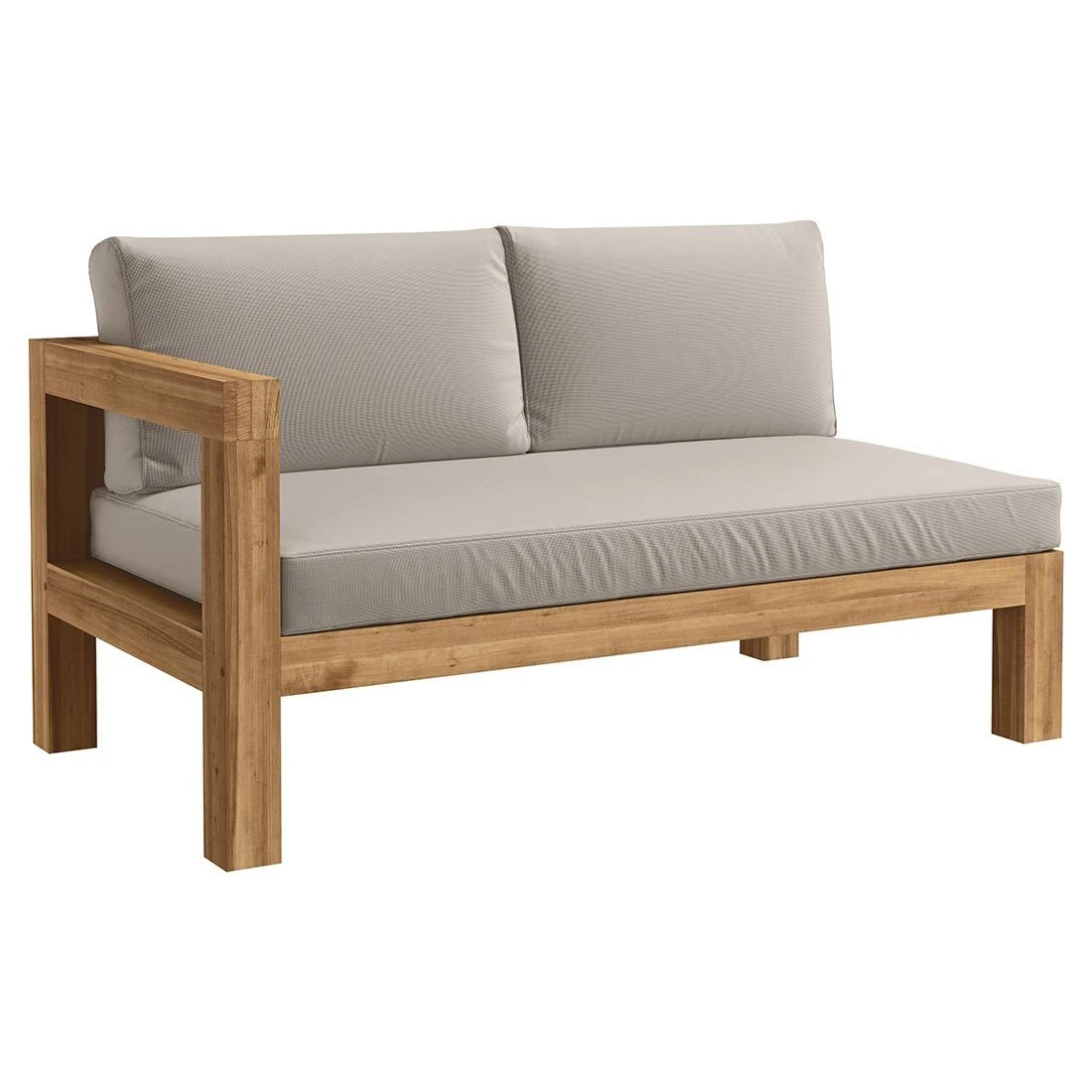 OUTLIV. Stockton Ecklounge 4-teilig Akazie/Polster Teaklook/Taupe OUTLIV. Stockton Ecklounge 4-teilig Akazie/Polster Teaklook/Taupe -Outliv stockton loungeset 4tlg akazie natur taupe 4